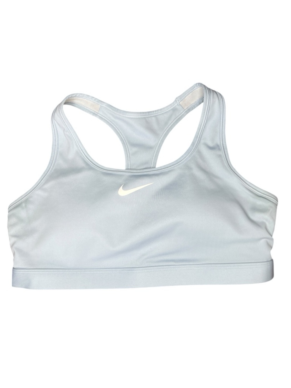 Nike Dri-FIT Sports Bra Light Blue Racerback Medium Support Women’s Size L
